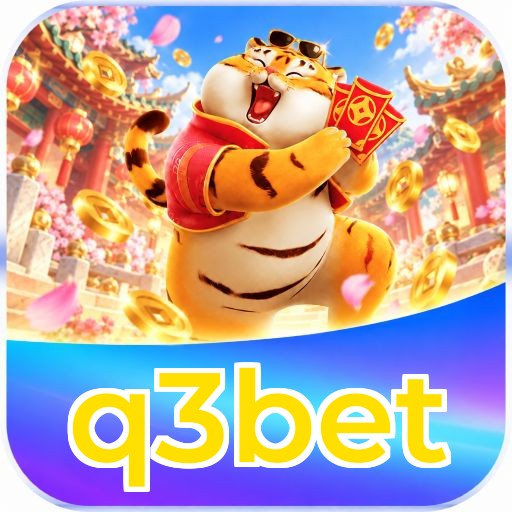Interface da plataforma q3bet mostrando slots populares e bônus de boas-vindas